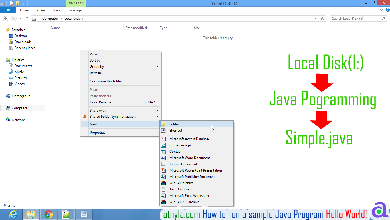 how to run a simple java program
